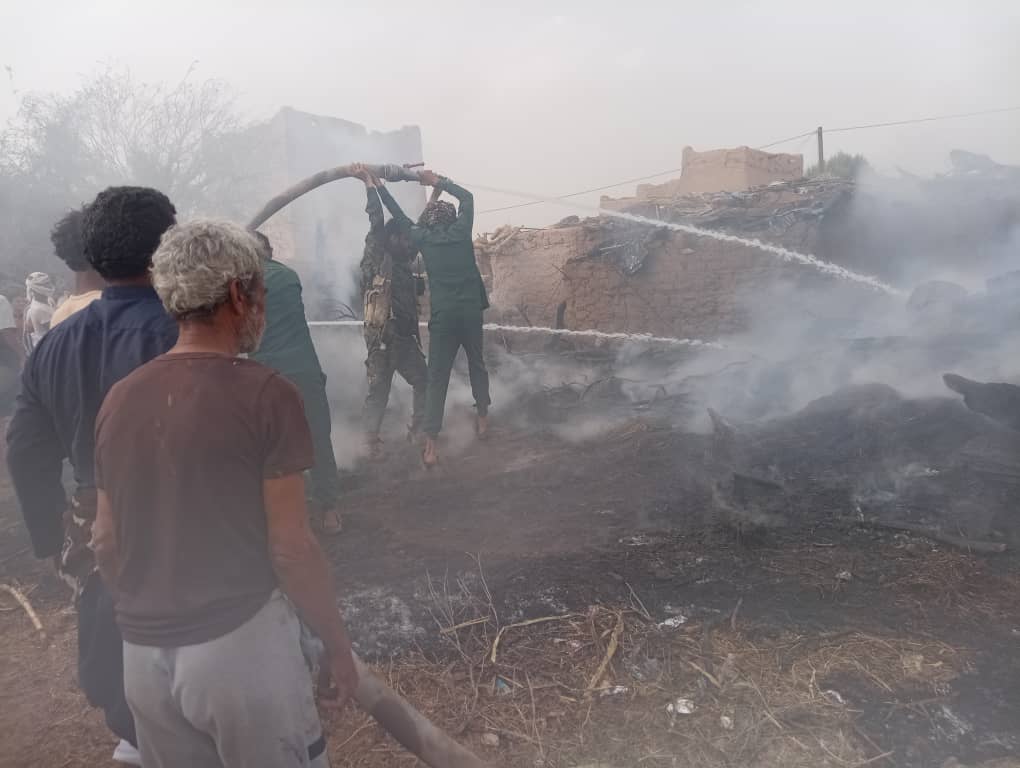 Fire Engulfs Shelter in Marib, Leaving Woman and Four Children Critically Injured