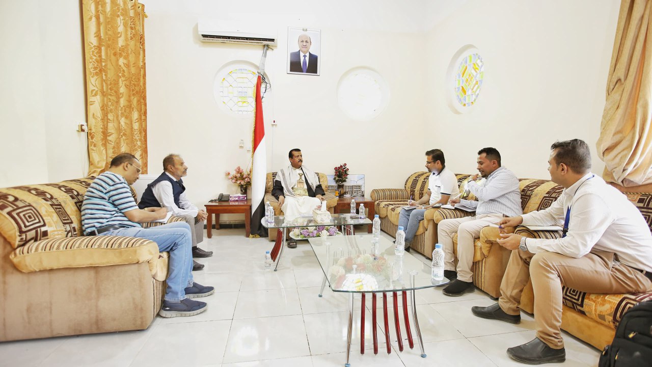 Deputy governor of Marib Discusses Future Interventions in Marib with Three Organizations