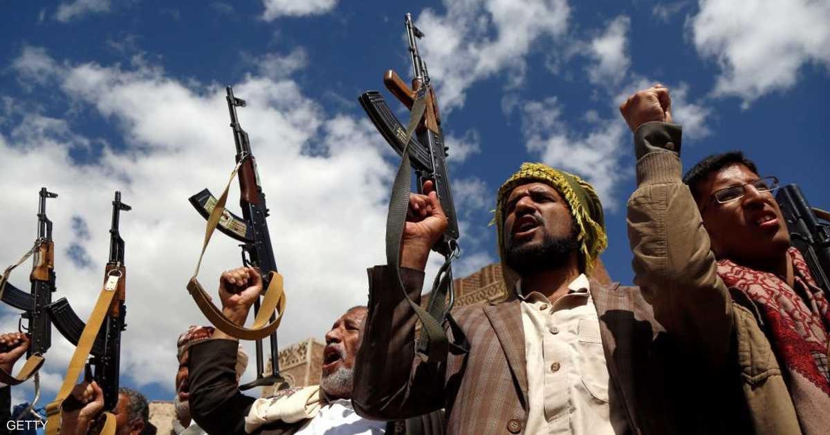 Armed Houthis in Sanaa