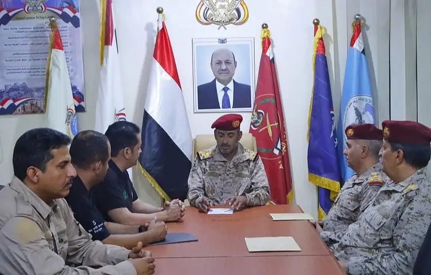 Yemeni Military Chief Renews Contract with Saudi Mine-Clearing Project "MASAM"