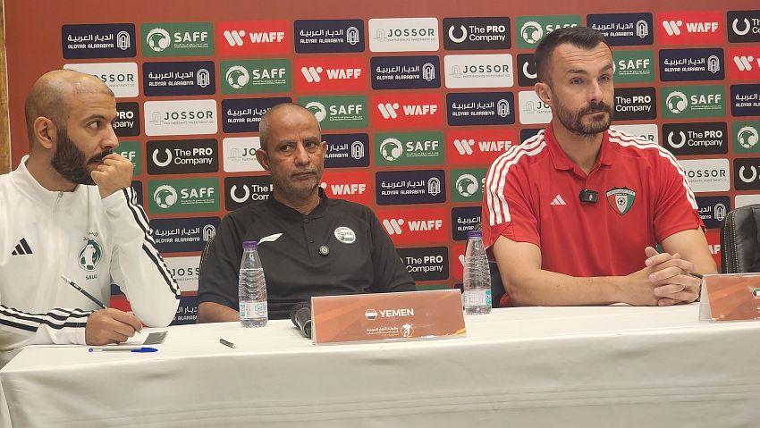 Press conference by the coach (Saba)