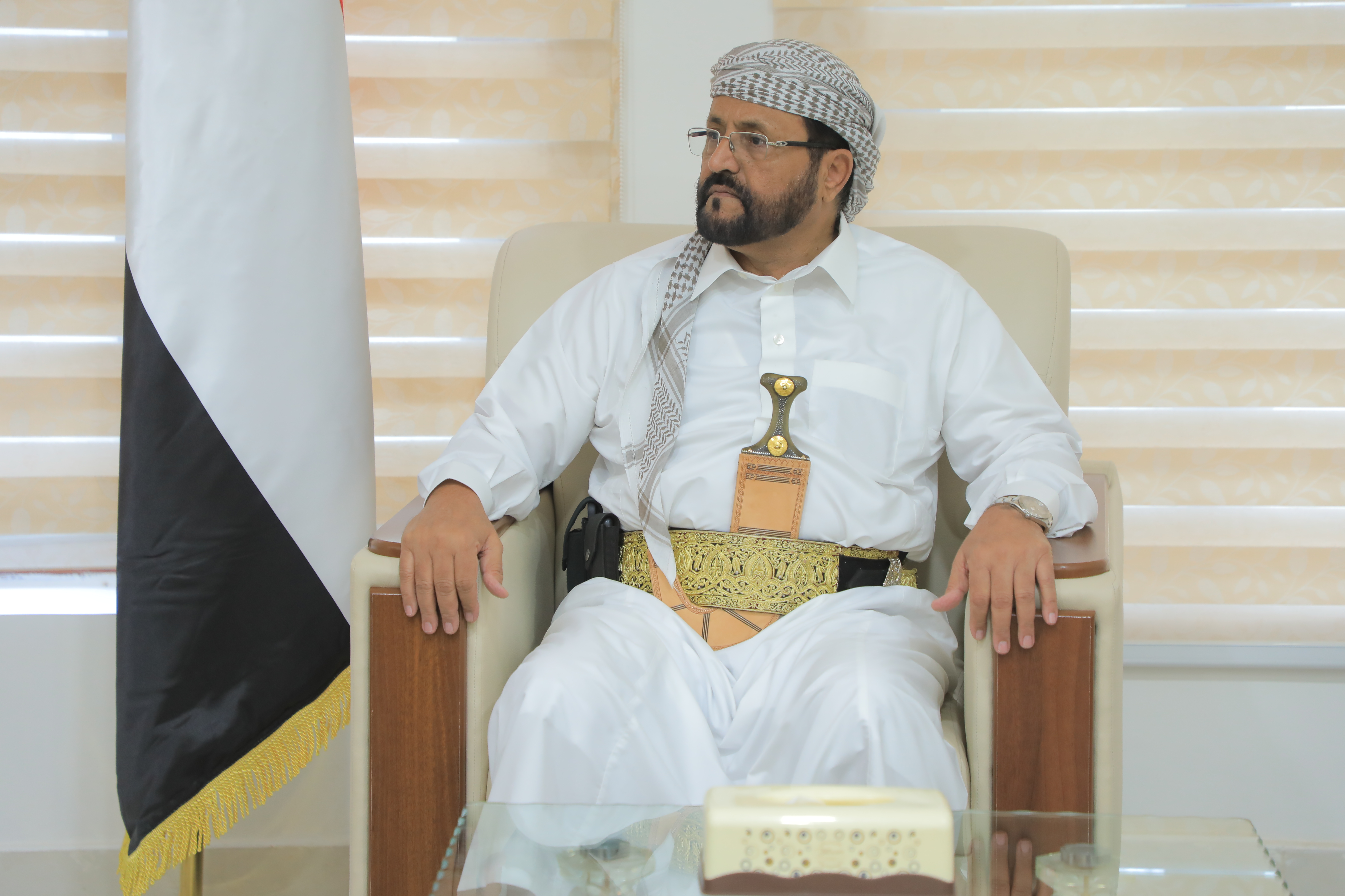 Marib Governor "Sheikh Sultan al-Arada" Calls for Political Unity and National Cohesion