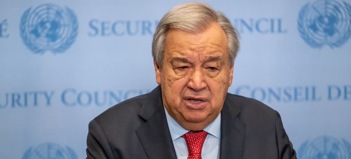 Guterres Expresses "Deep Concern" Over Hodeidah Airstrikes, Urges Restraint