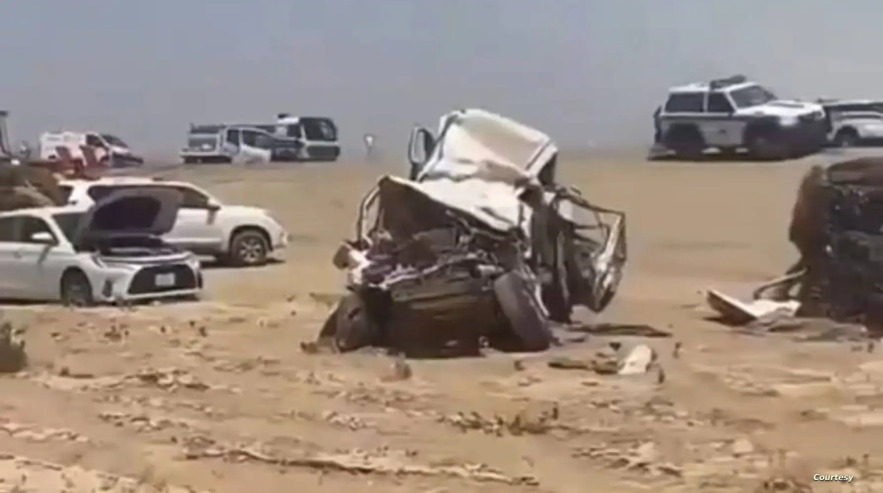 Deadly 13-Car Pileup in Saudi Arabia Caused by Dust Storm