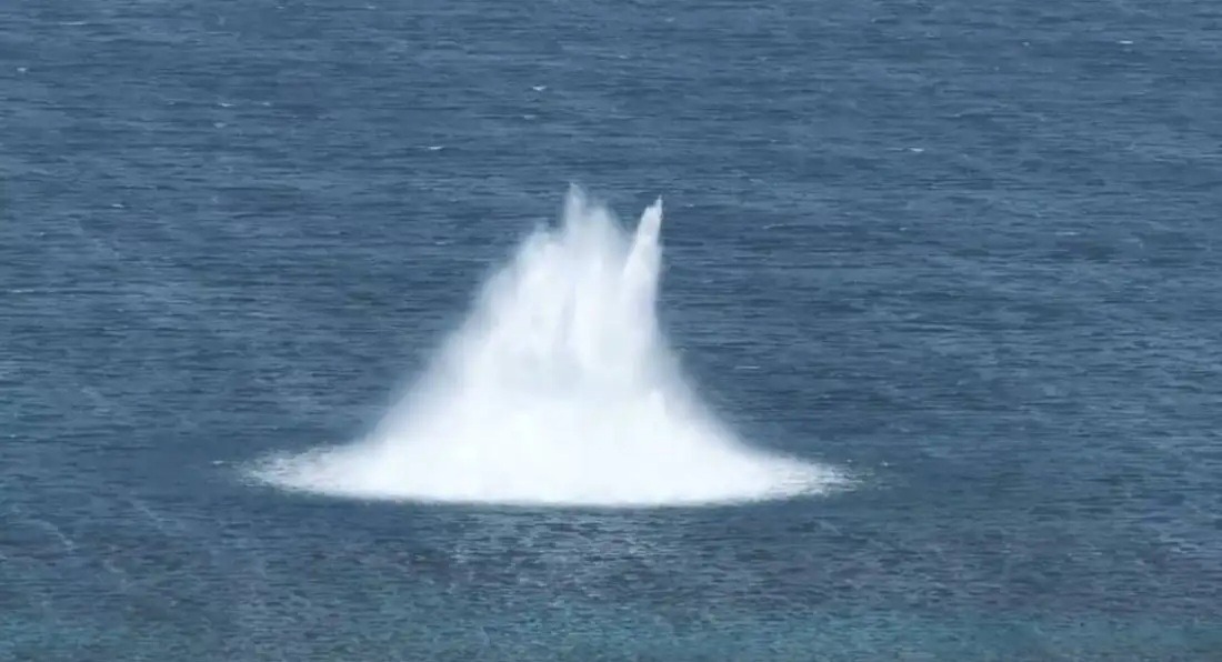 Underwater missile detonation - Masam