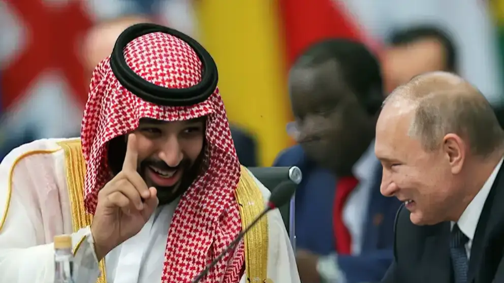 Saudi Crown Prince and Russian President - Archive