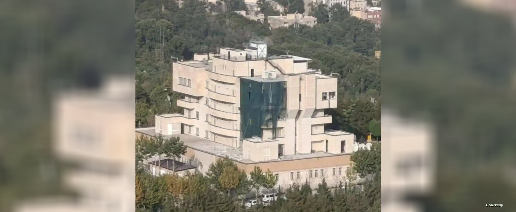 A photo published by the New York Times, which it said was of the building where Haniyeh was targeted | Source: NYT