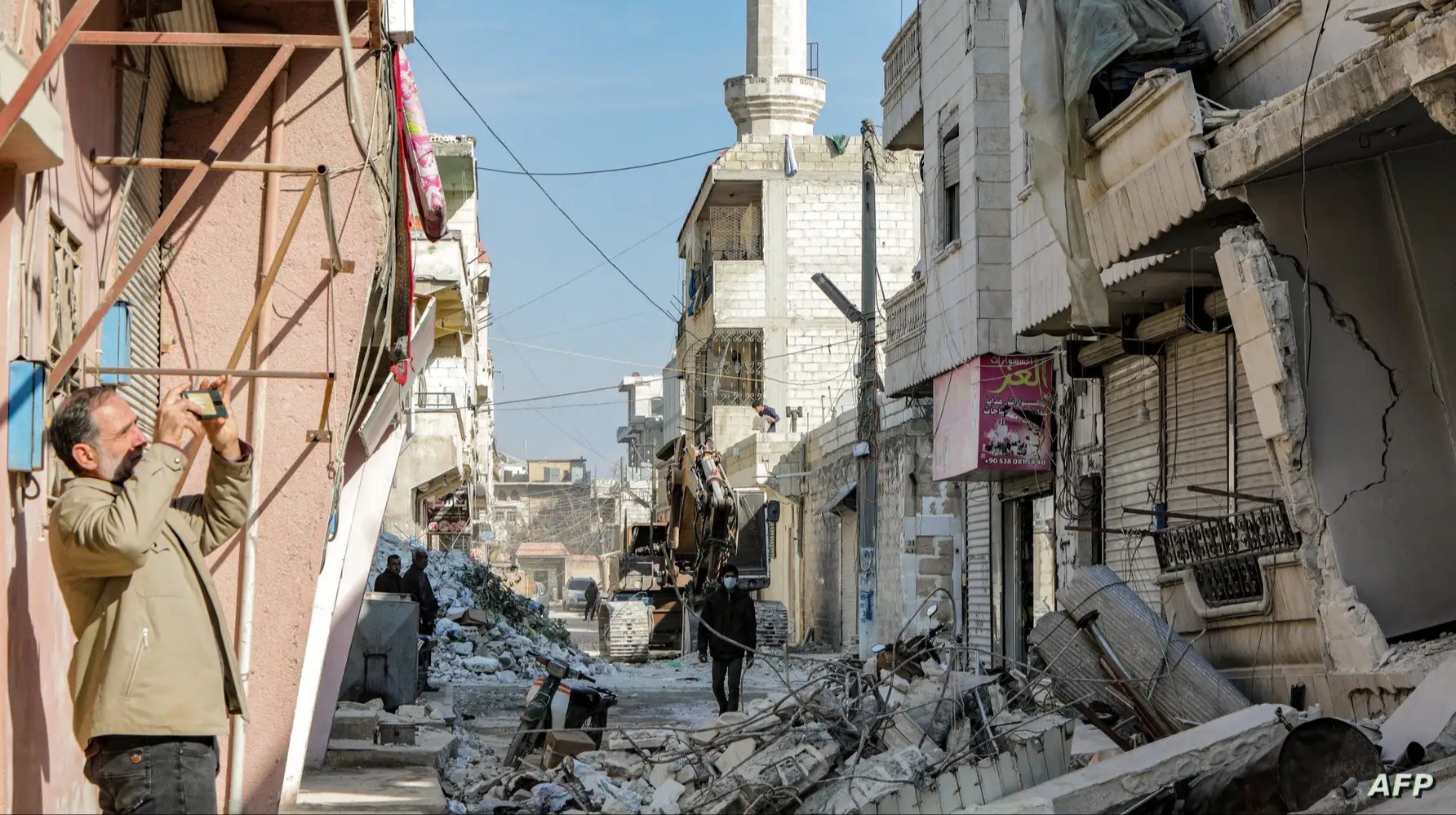 An elderly woman died and dozens were injured as a result of an earthquake that struck Syria