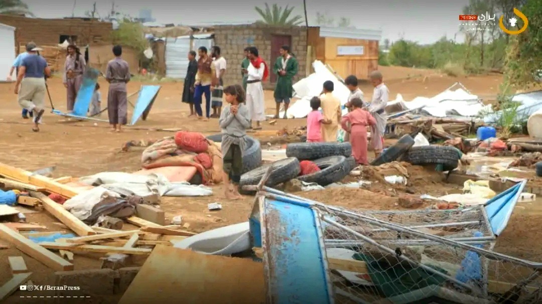 Thunderstorm damage in Marib - Barran Press