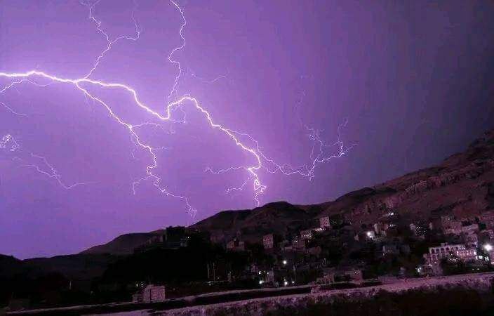 lightning in Hajjah Governorate