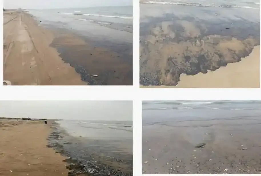 Oil derivatives pollution detected on Al-Buraiqa coast in Aden