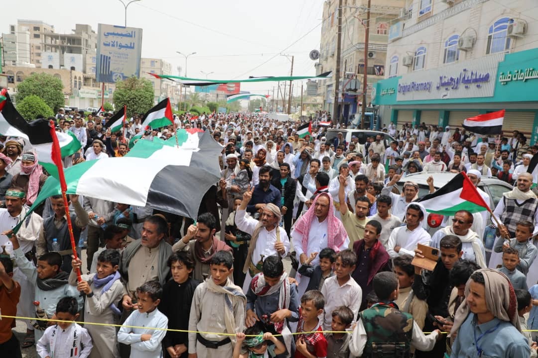 Marib Rally Condemns Israeli Plans for Temple Mount, Calls for Defense of Al-Aqsa