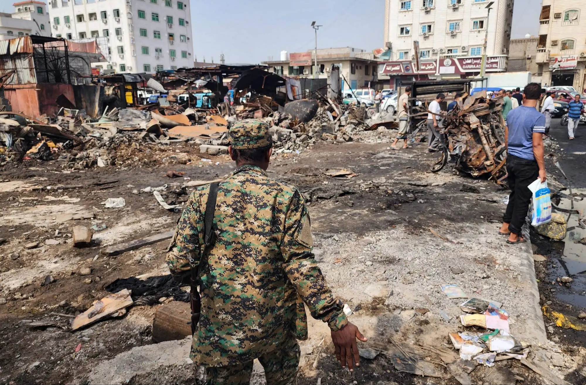 Gas Station Explosion in Aden