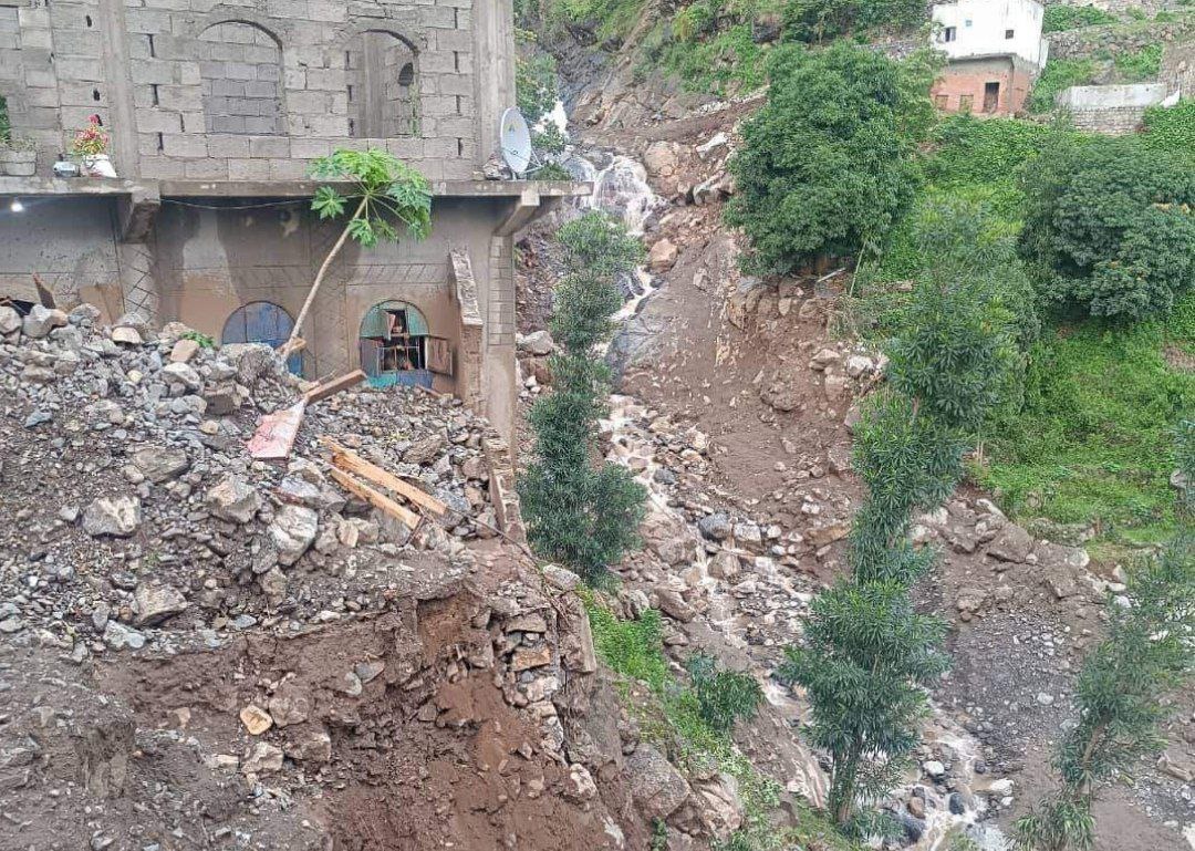 Dhamar Local Authority launches an appeal to help those affected by floods in “Wisab”