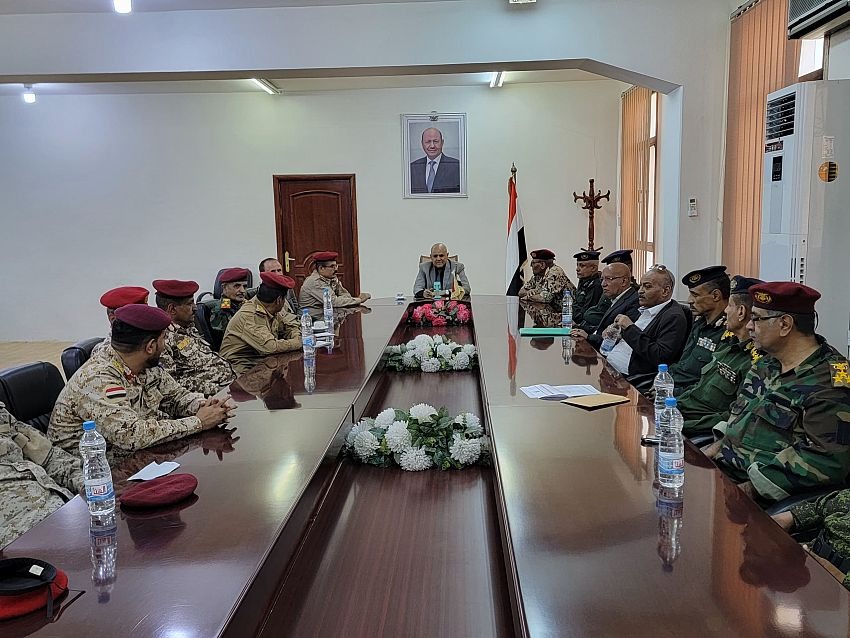 Taiz Security Committee Discusses Implementing Presidential Council Directives and Thwarting Houthi Plans