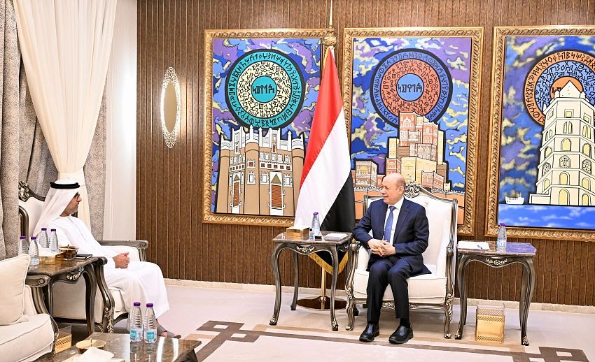 Yemeni President Alimi Meets UAE Ambassador to Discuss Support for Living Conditions