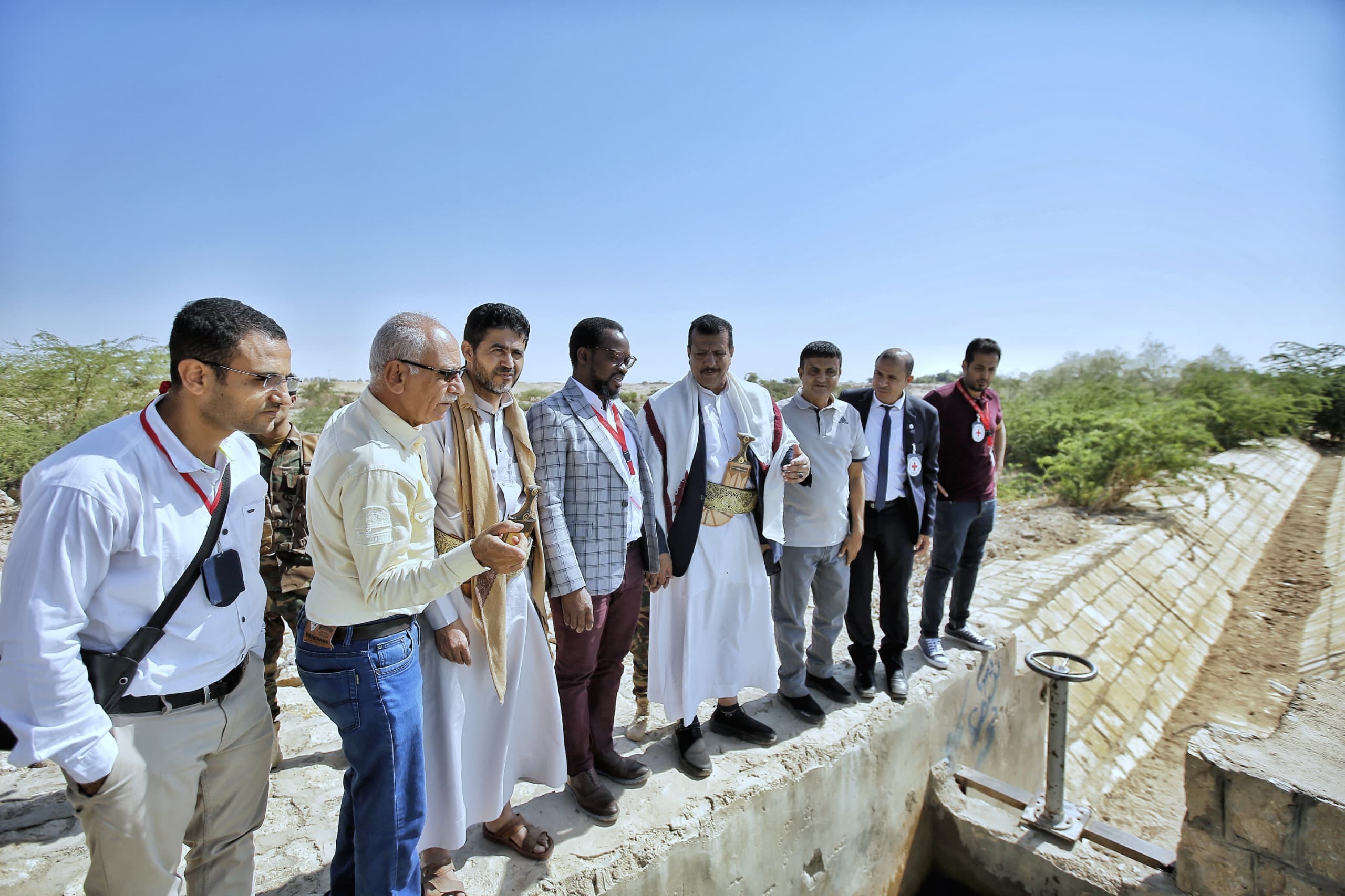 Local Authorities in Marib Inaugurate the "Minin" Diversion Dam After Renovation