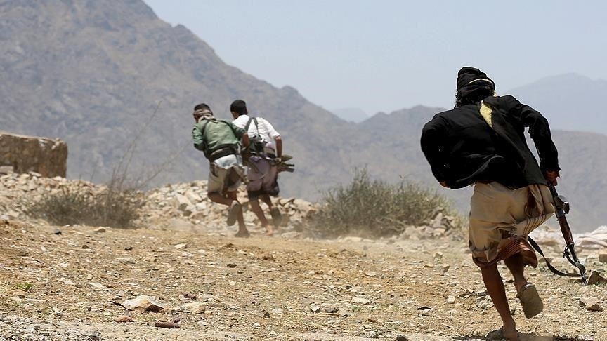 Tribal gunmen during previous clashes in Shabwa (archive)