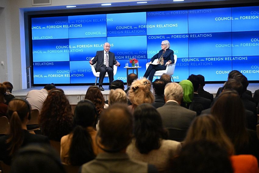 Rashad Al-Alimi in a session called by the US Council on Foreign Relations