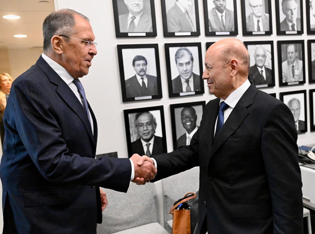 Rashad Al-Alimi and Russian Foreign Minister (Lavrov)