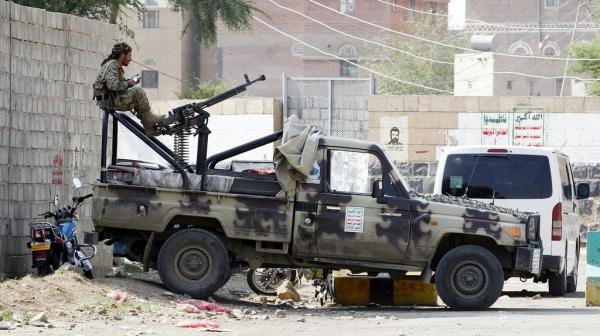 A military vehicle belonging to the Houthi group (archive)