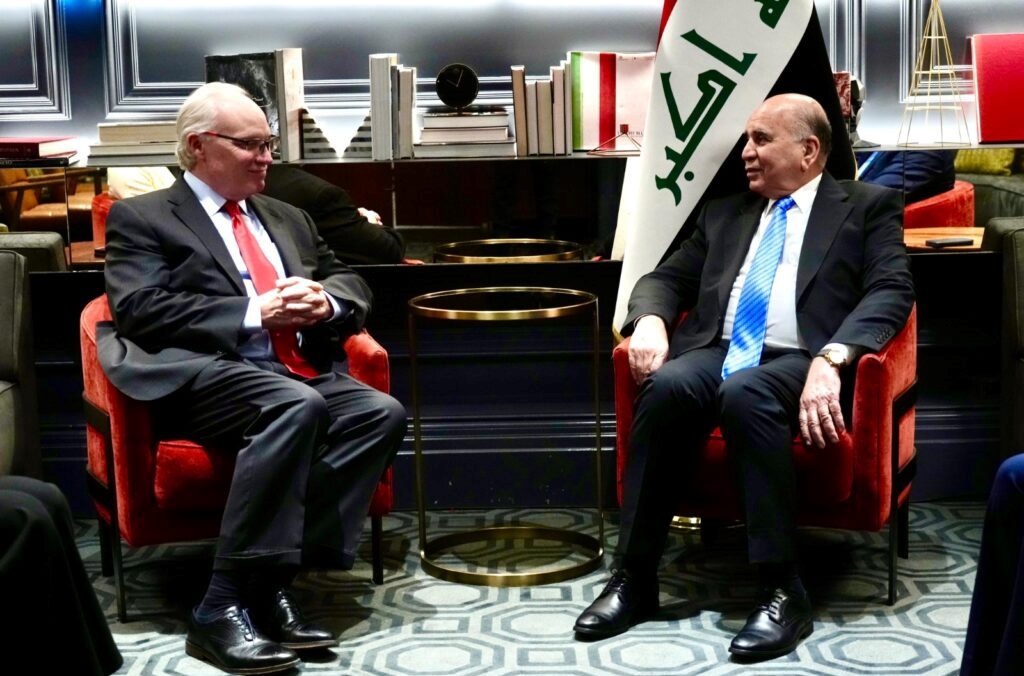 Meeting of the Iraqi Foreign Minister with the US Envoy