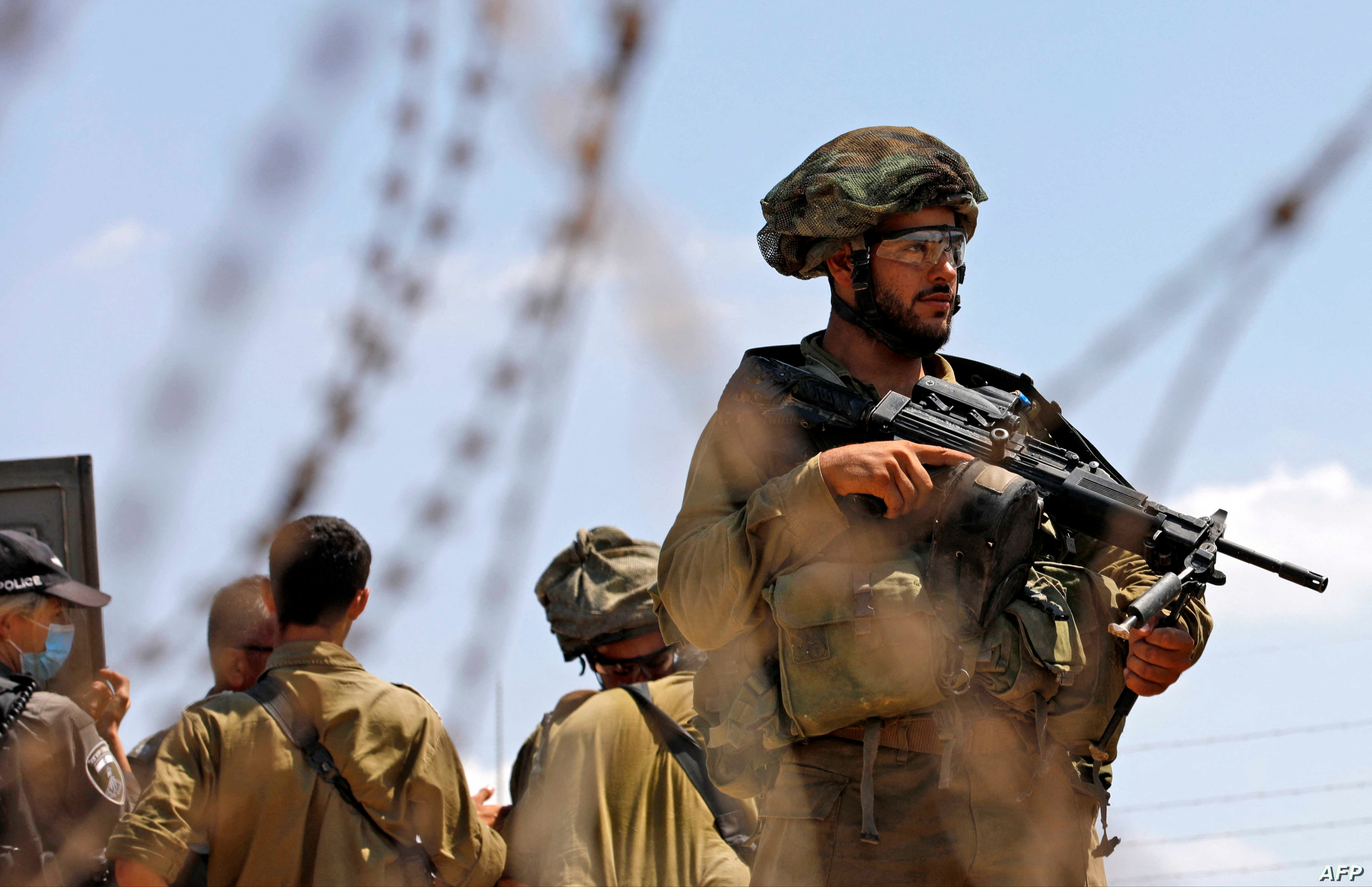 Israeli occupation army soldiers - AFP