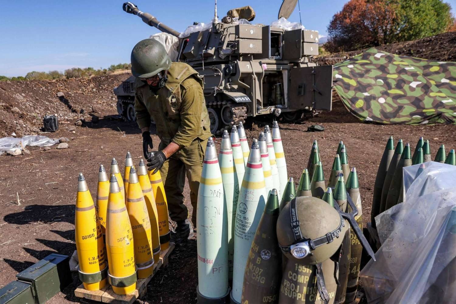 American weapons for the Israeli occupation army