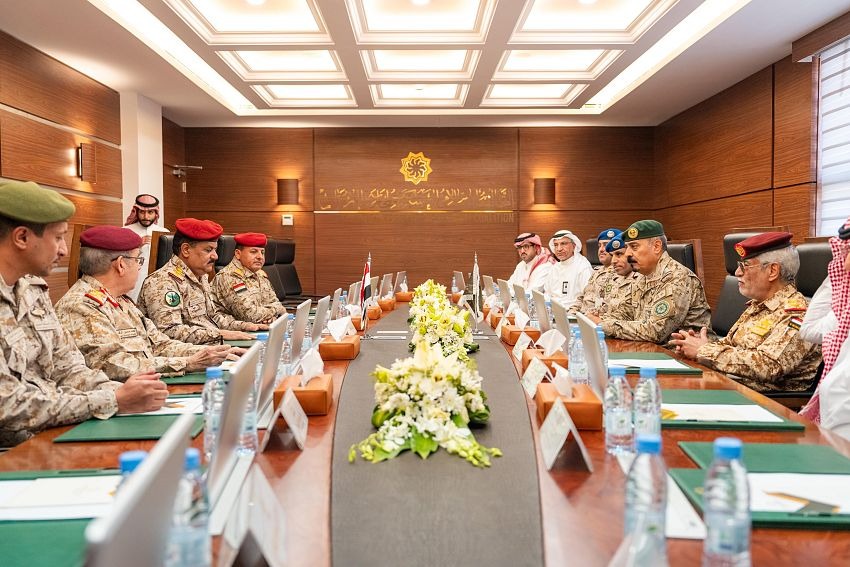 Al-Daari at the headquarters of the Islamic Military Alliance in Riyadh - Saba