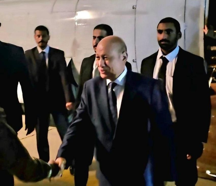 Rashad Al-Alimi Returns to Aden After "Fruitful" UN Meetings