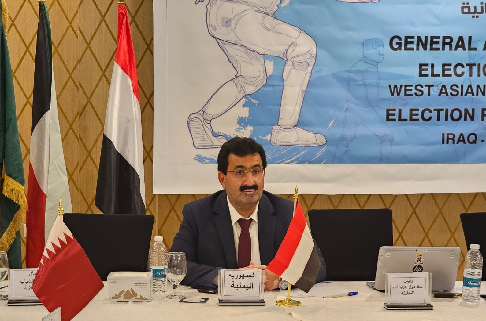 Sheikh Hussein Al-Sharif Elected Unanimously as Vice President of West Asia Fencing Federation