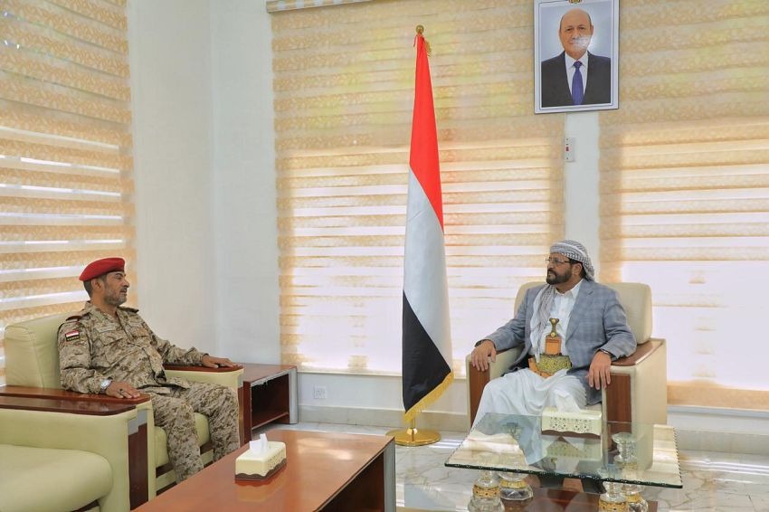 Yemeni Presidential Council Member Sultan Al-Arada Reviews Chief of Staff's Foreign Visit Outcomes