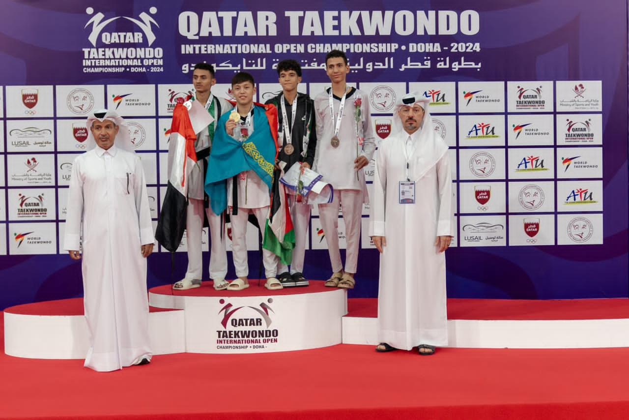 Yemeni Taekwondo Player Ahmed Harbi Secures Second Place at Qatar International Championship