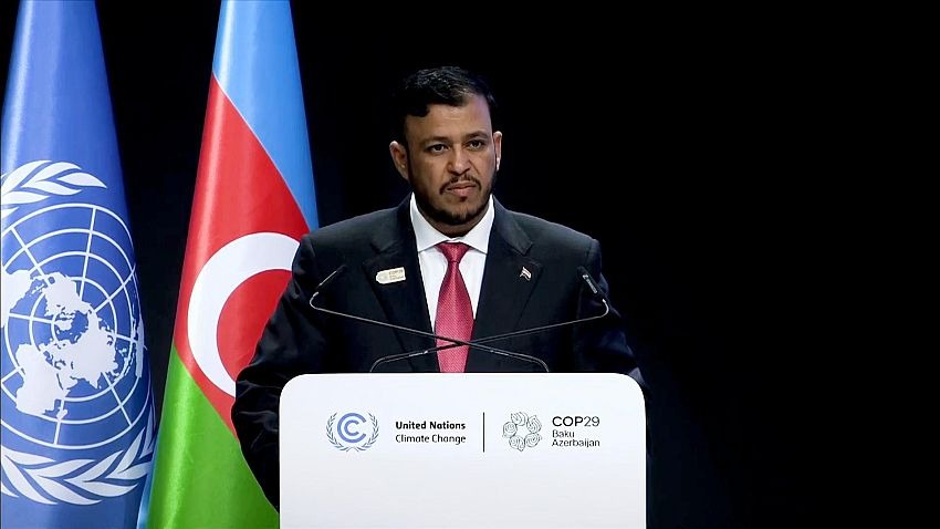 Yemeni Presidential Council Member Al-Alimi Addresses Terrorism and Climate Change Challenges