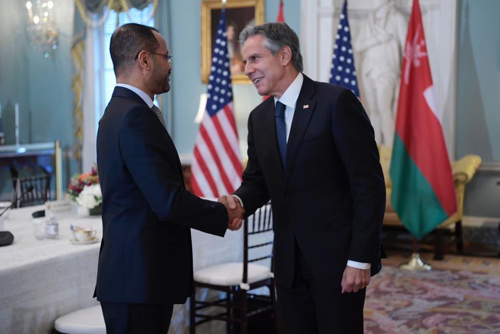 Previous meeting of the US Secretary of State with his Omani counterpart