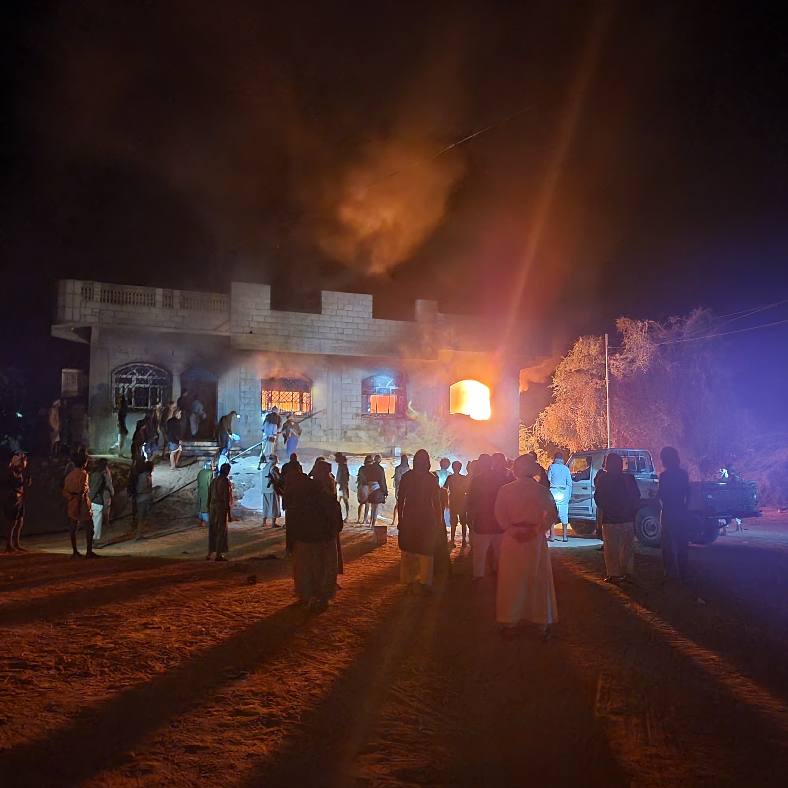 House burns down in Harib due to electrical short circuit (Barran Press)