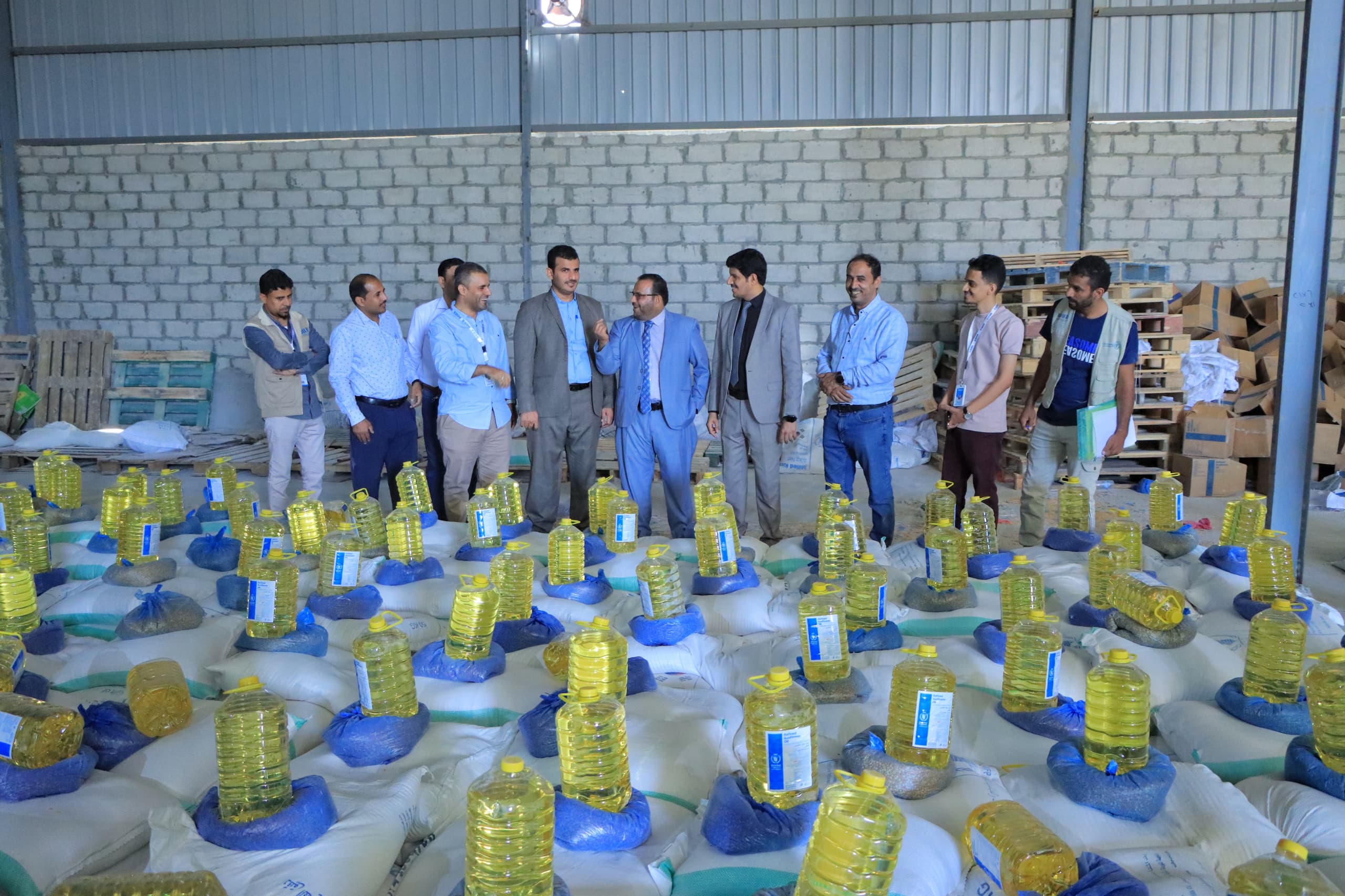 Local Authorities in Marib Monitor Distribution of World Food Programme Assistance