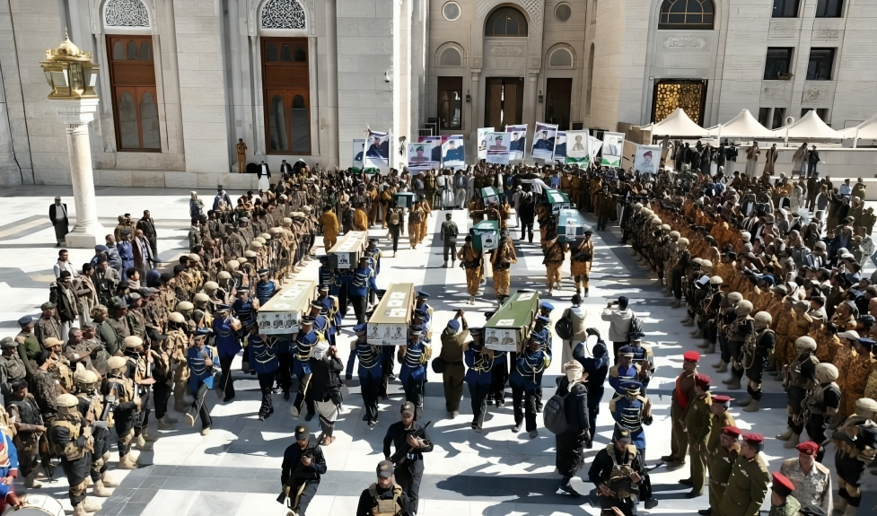 Houthis Hold Funeral for Fighters in Sana'a Amidst Renewed Conflict