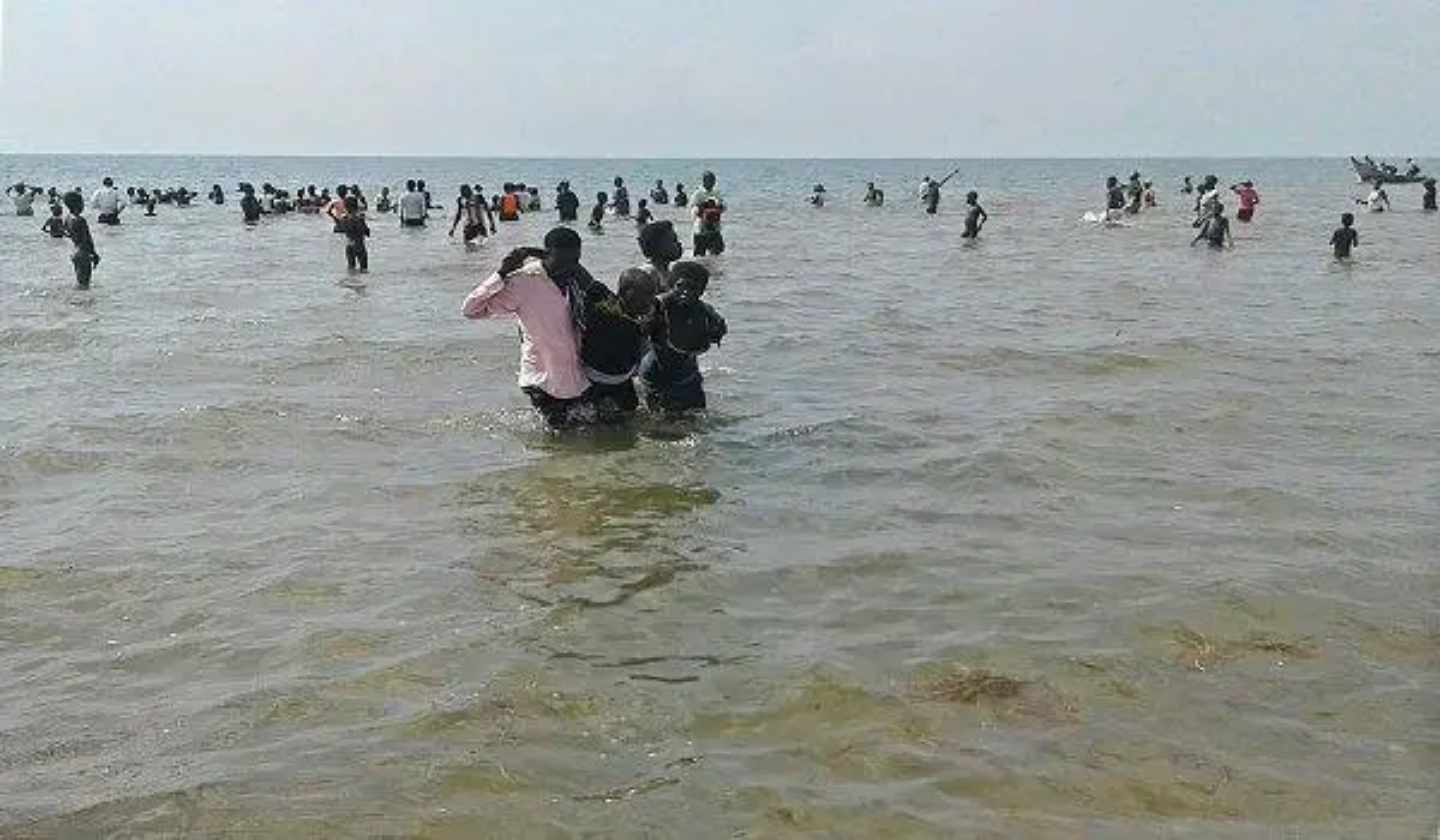 Illegal African immigrants on the coast of Shabwa