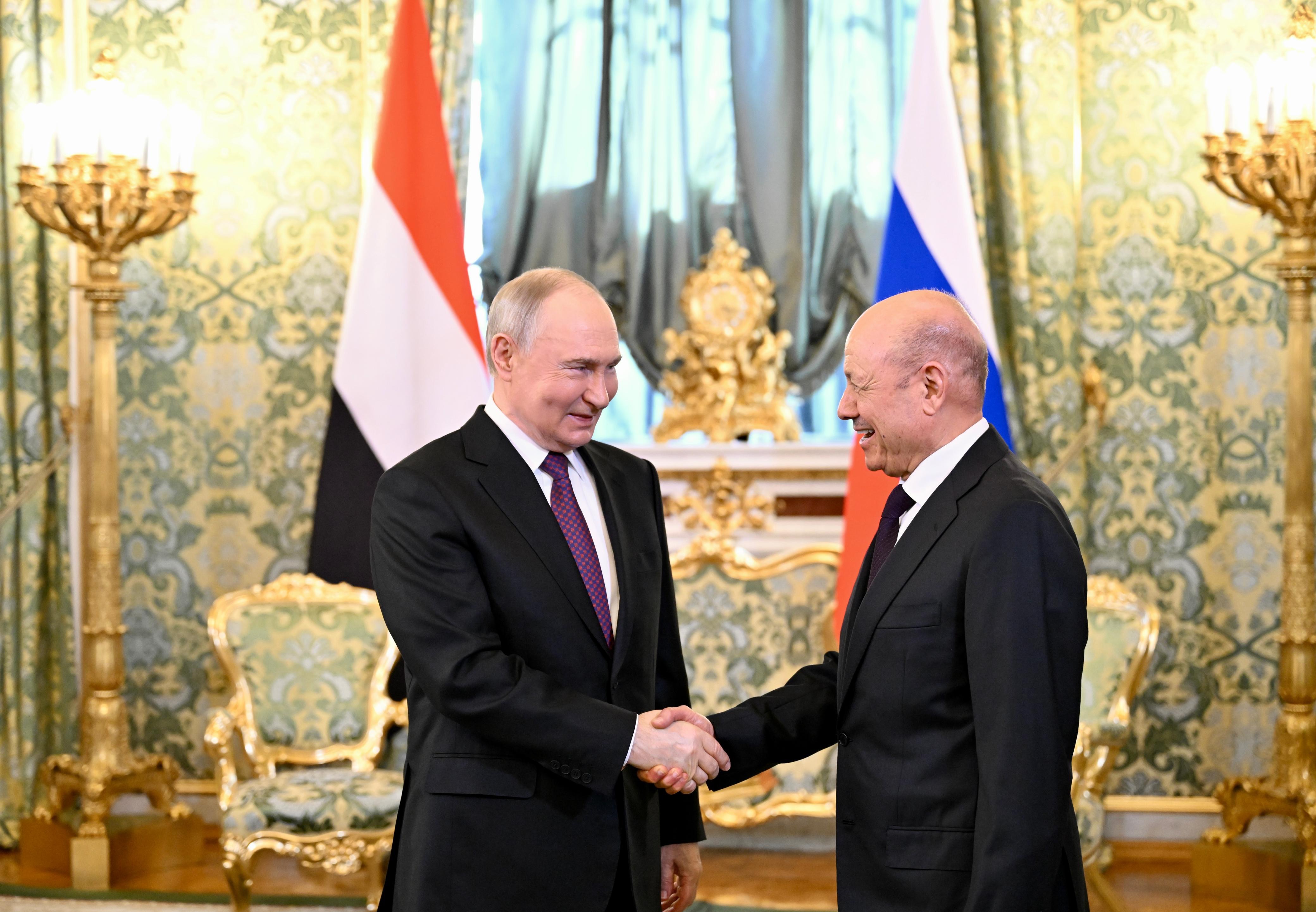 Putin Hails Century of Russia-Yemen Ties as Al-Alimi Visits Moscow