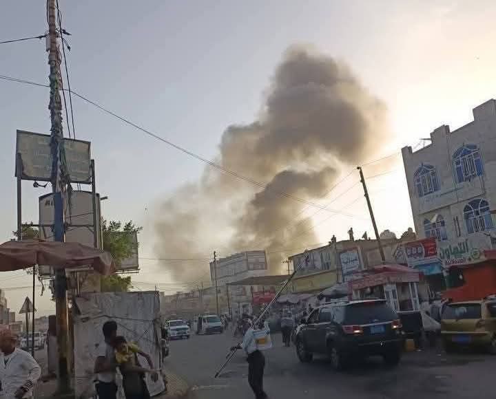 Arm depot explosion in Taiz Arm depot explosion in Taiz