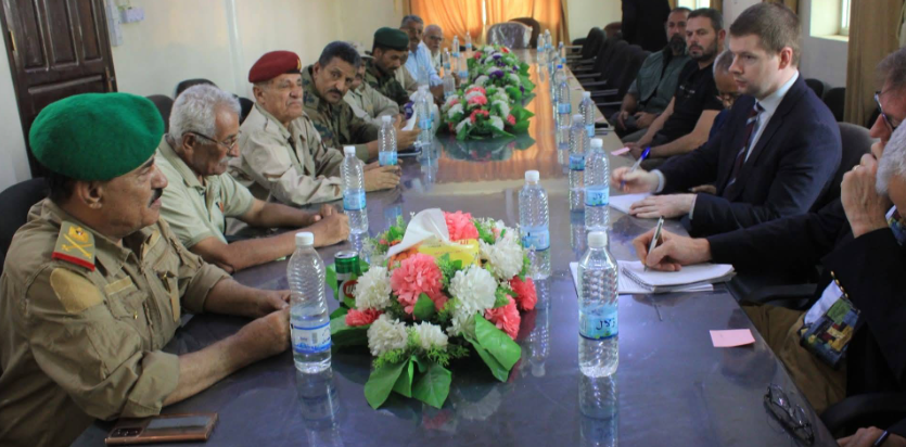 UN Envoy's Military Advisor Visits Dhale, Inspects Reopened Mureis-Damet Road